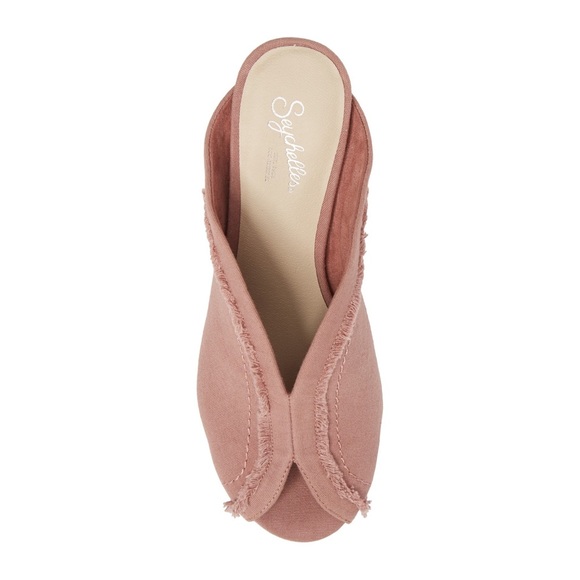 Seychelles frayed rose mule sandals size 7.5 - Picture 8 of 8